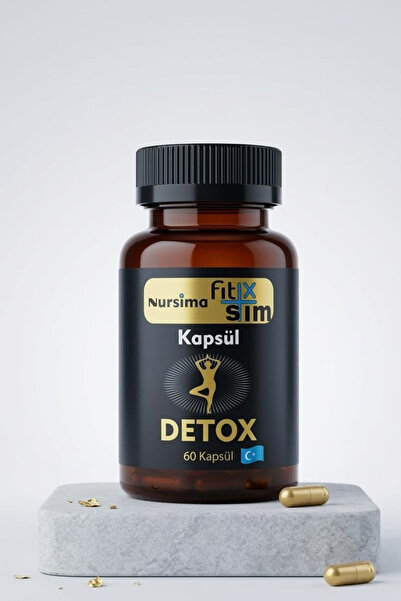 Nursima Detox Kapsül Bitkisel Karışımlı Doğal Fit x Slim 60'lı