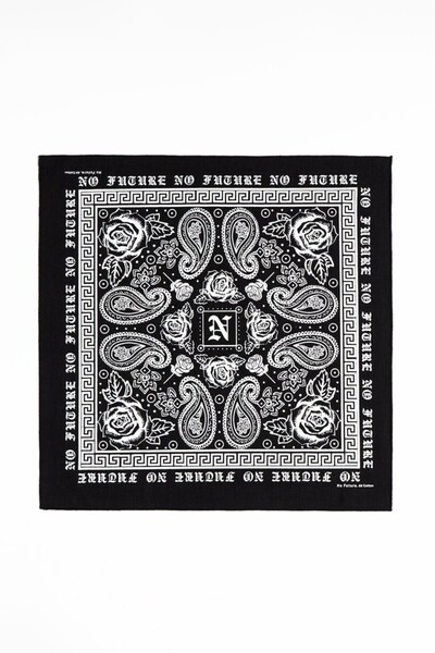 No Future Roses Paisley Bandana Nf0565Sy