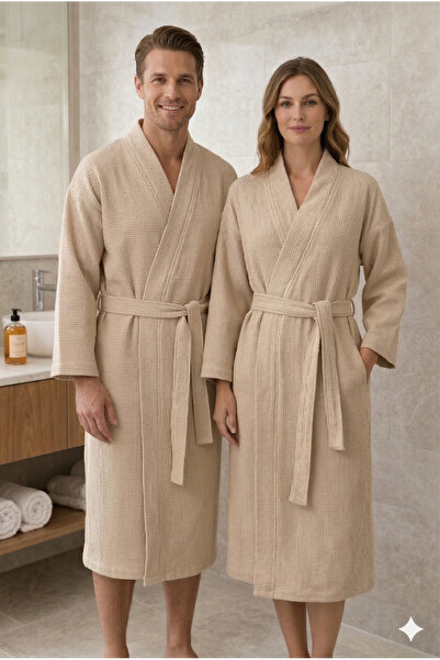 Miabella Home Halat de baie unisex, moale ca o vafe, bumbac 100% buc. Halat d...