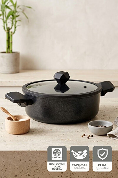 Kitchen Life Gigilli Gal Diamond Karnıyarık Pot 28 cm