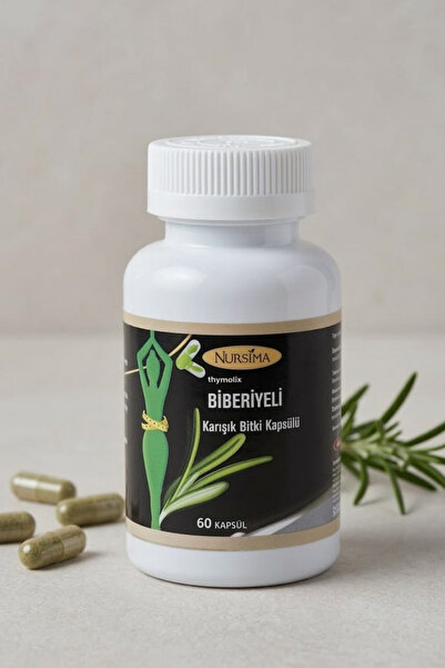 Nursima كبسولات الأعشاب المختلطة مع الريحان - 60 كبسولة |