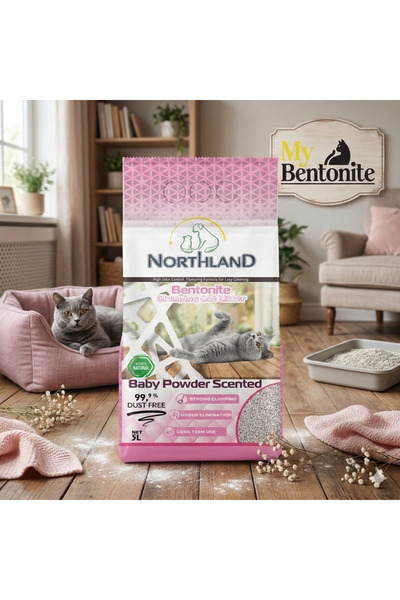 NORTHLAND 5 Lt Bebek Pudrası Kedi Kumu