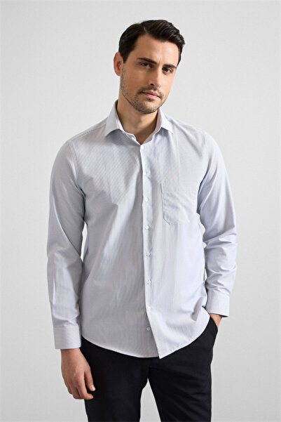 SÜVARİ Siyah Regular Klasik Yaka Casual Gömlek