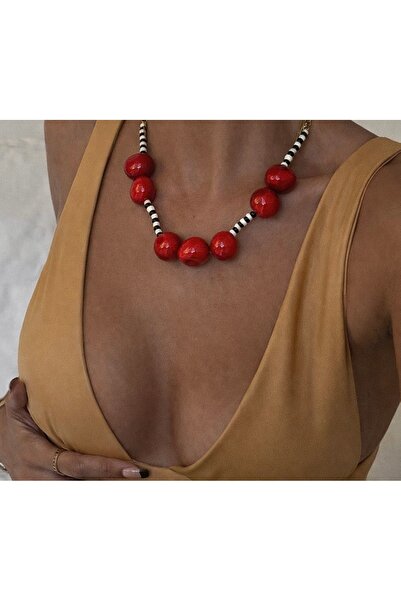 Markiz Takı Brand Cherry Necklace 45 cm + 5 cm Extension