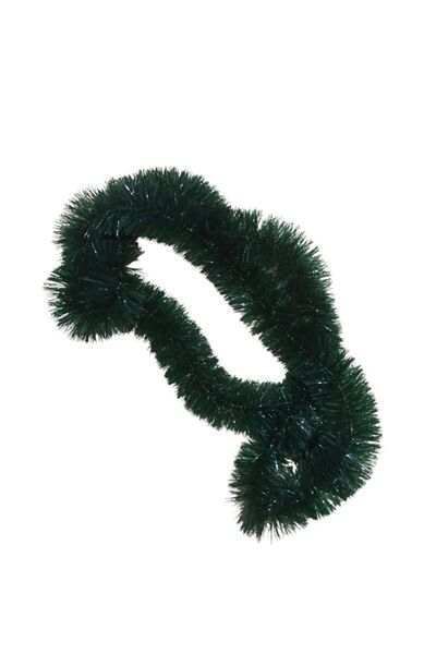 partidolu Тъмнозелена коледна украса с брокат, цвят борови клонки, 180 см