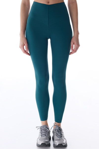 Penti Turquoise V-Shape Pocket Detailed Leggings
