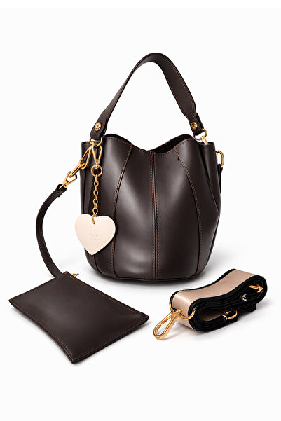 Moon Çanta Nox geantă de umăr Cafea