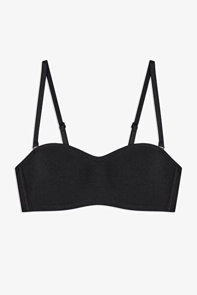 Penti Black Girls' Balconette Cotton Bra