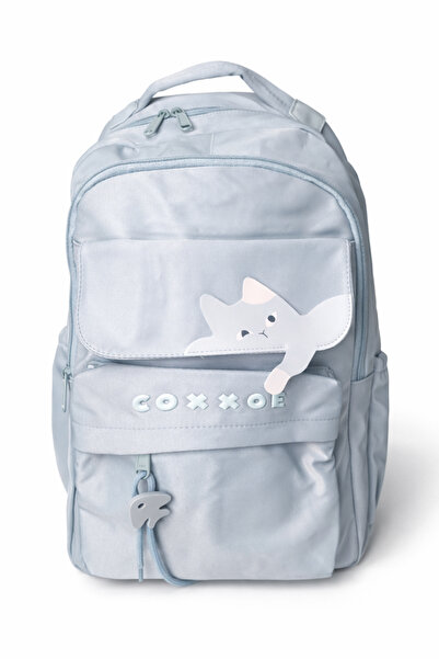 Ecrou Blue 2 Compartment Pocket School Backpack