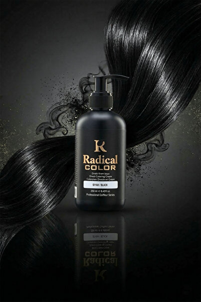 Radical Color Su Bazlı Saç Boyası 250 Ml Siyah