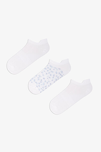 Penti 3 Pairs of Seamless Toe-Toeless Sports Microfiber Leopard Patterned Squ...