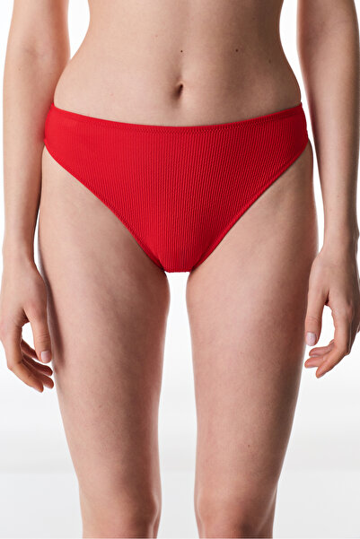 Penti Red Astrid High Leg Slip Bikini Bottom