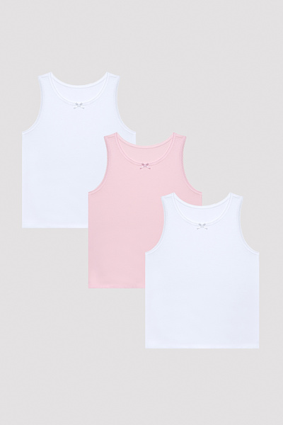 Penti Girl's PW Basic Multicolored 3-Piece Undershirt