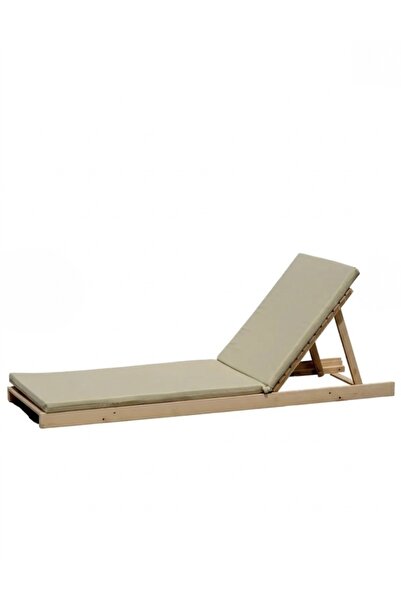 VOOYT Şezlong Minderi Su Itici Kumaş 180x60x5 Bej