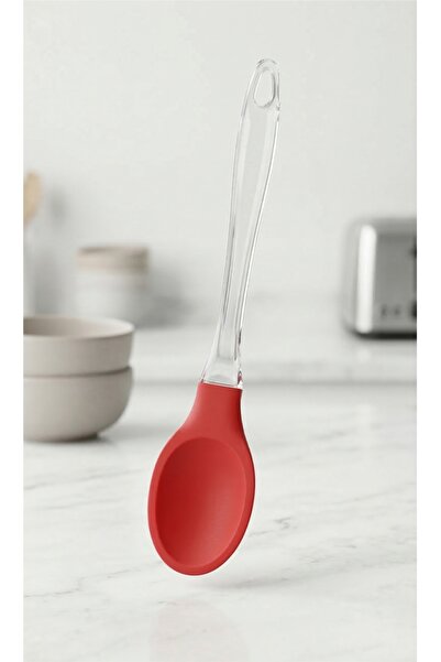 COZLEY Isıya Dayanıklı Premium Silikon Kaşık Gıda Uyumlu BPA İçermez