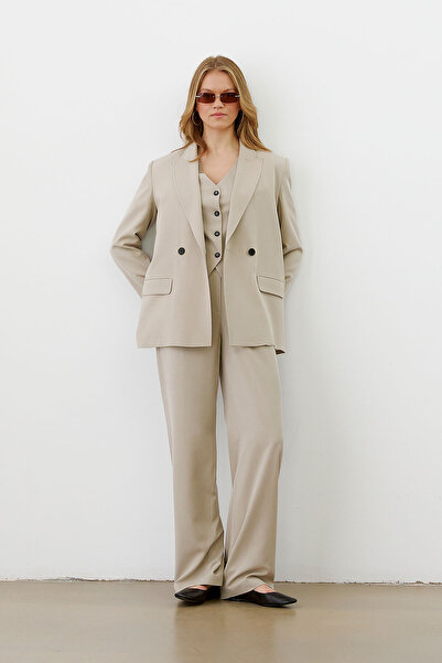 urban focus Lastikli Palazzo Pantolon
