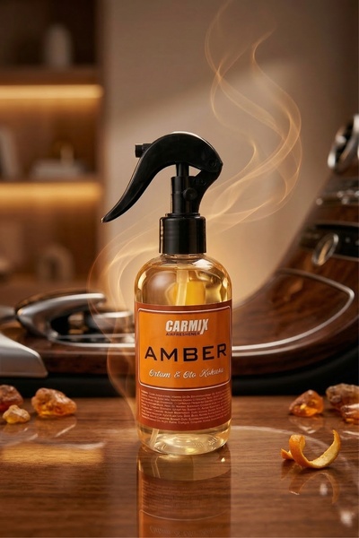 PROMOSYONİK Amber 250 ml Lüks Araç Oto Kokusu Egzotik ve Ferahlatıcı Ortam Ko...