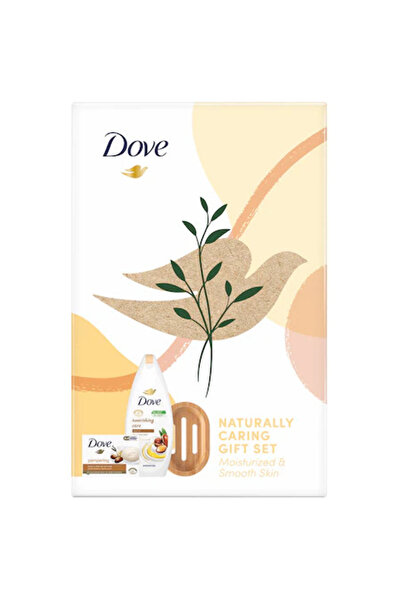 Dove Set Dove Naturally Nourishing: Savoniera de bambus + Sapun Crema Purely ...