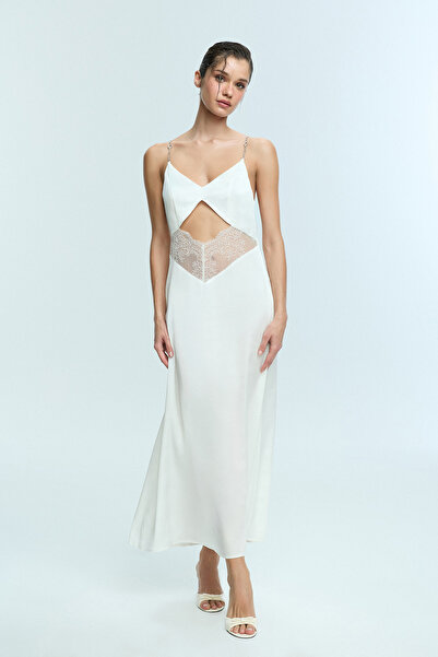 Penti Kırık Beyaz Candy Elbise
