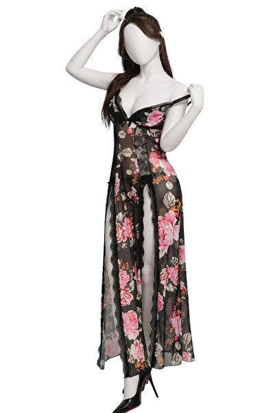 Lingerie and Fashion Style فستان نوم لانجري شيفون