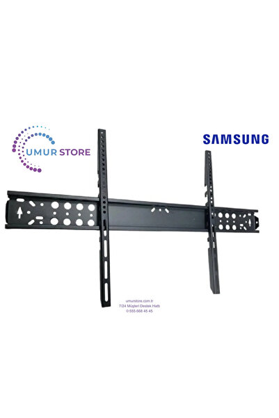 Samsung 98q80c 98" 4k Uhd Qled 70-100 inç Sabit Lcd Led Tv Duvar Askı Aparatı