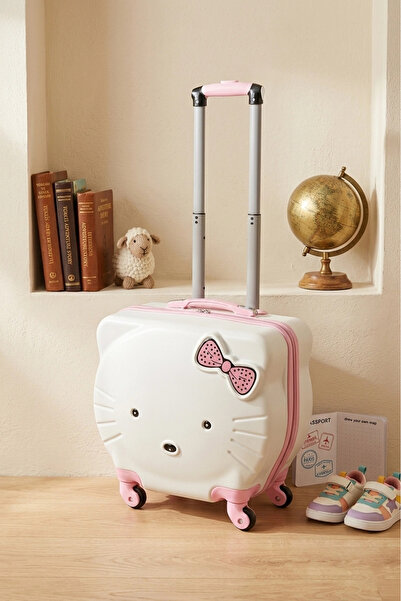 Protocol London Hello Kitty Pembe Çocuk Valizi - Pembe / Beyaz / Sarı