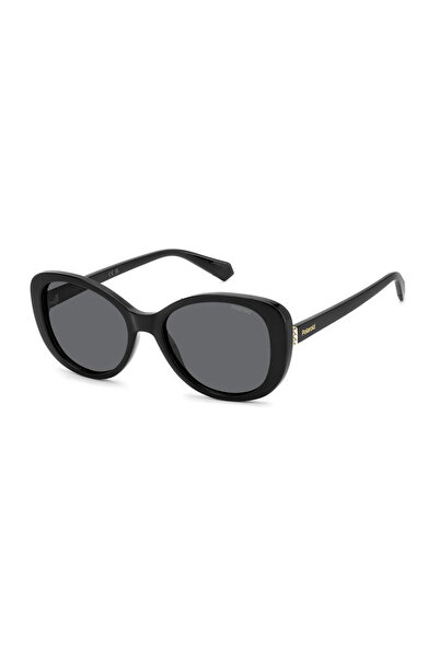 Polaroid Ochelari de soare pentru femei Pld 4154 S/x 807/m9, negri, fluture, ...