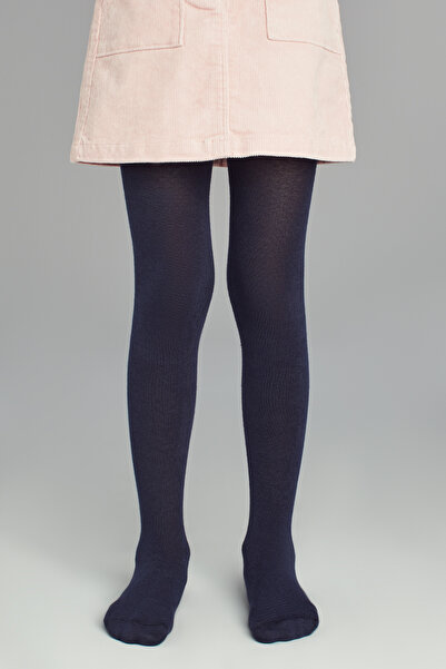 Penti Chiloți din 2 piese din bumbac bleumarin pentru fete