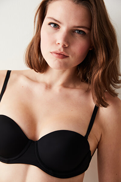 Penti Μαύρο σουτιέν Push Up - Decollete Multiway Padded