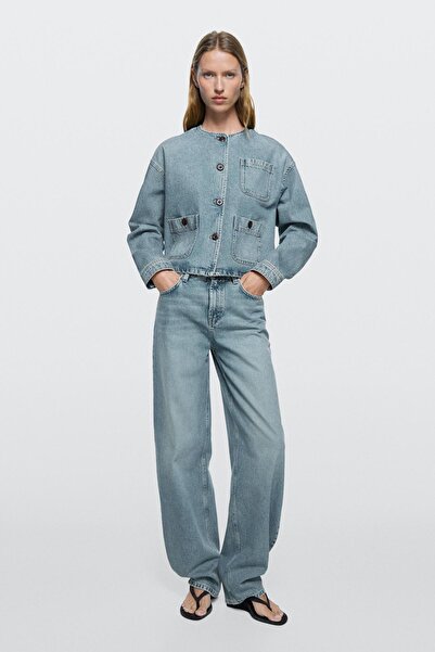 Massimo Dutti Short denim jacket