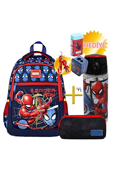 Marvel Lisanslı Okul Çantası , Lisanslı Çift Gözlü Kalem Çantası - Lisanslı S...