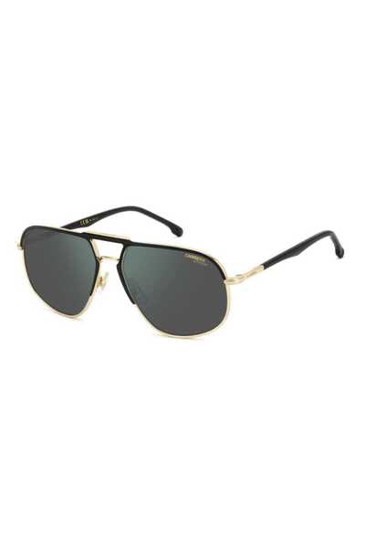 Carrera Men's Polarized Sunglasses CA318/S 2M2/Q3, Gold, Aviator, 60 mm