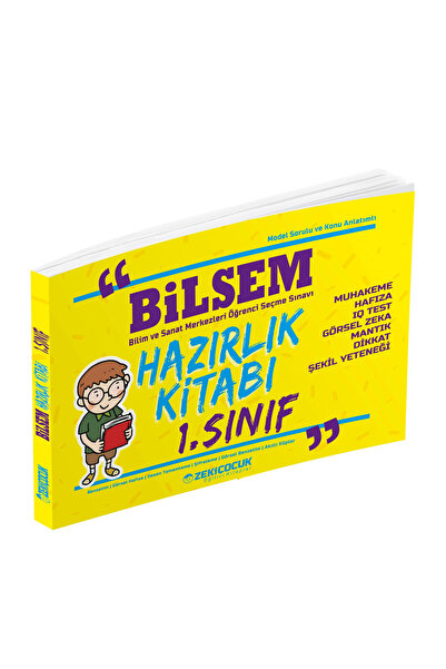Zeki Çocuk Yayınları Zekiçocuk Bilsem 1. Sınıf Hazırlık Kitabı-yeni