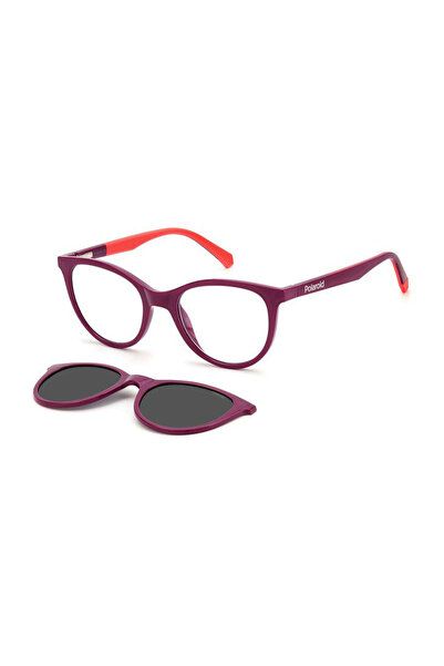 Polaroid Kids Rame de ochelari polarizați cu clips PLD 8051/CS B3V/M9, Violet...