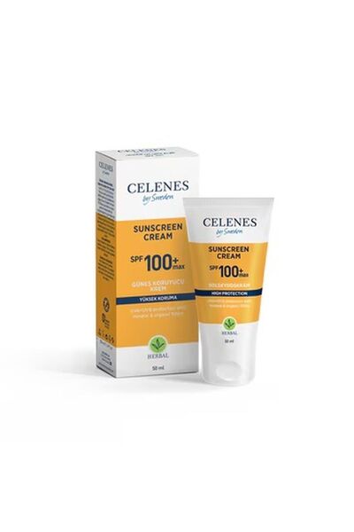 Celenes Vegan Tüm Cilt Tipleri İçin Parabensiz Yüksek Korumalı Spf100 Güneş K...