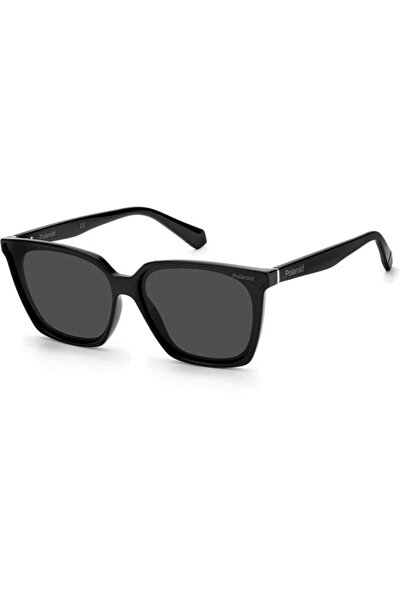 Polaroid Ochelari de soare pentru femei PLD 6160/S 807/M9, negri, dreptunghiu...