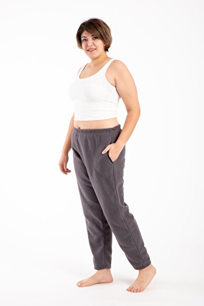 Pemilo Women's 400-2 Plus Size Fleece Bottoms with Pockets