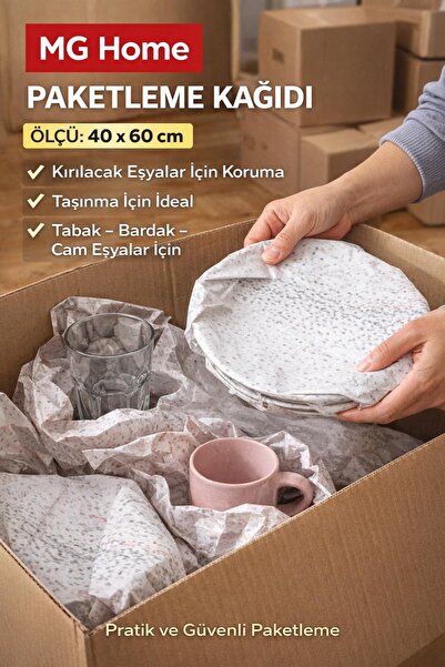 VENON 2 KG 📦 DESENLİ 40 X 60 📦GAZETE BEYAZI BARDAK SARMA TAŞINMA PAKETLEME ...
