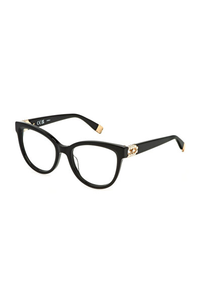 FURLA VFU864S 700S 53 Black Eyeglasses Frames
