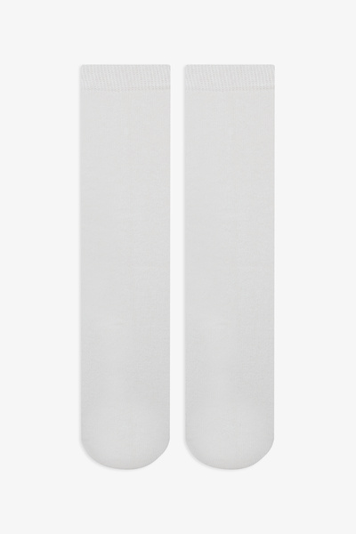 Penti Ciorapi pantaloni albi din 2 piese pentru fete