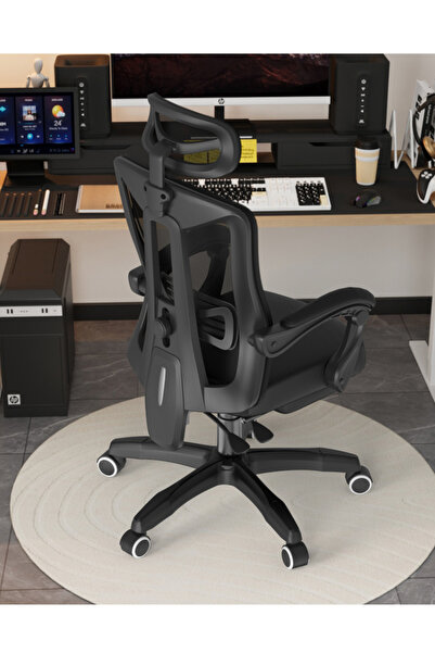 ROHS Adjustable Office or Gaming Ergonomic Chair in black with 2D adjustable ...