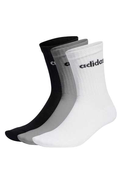 adidas Linear Crew párnázott 3P zokni
