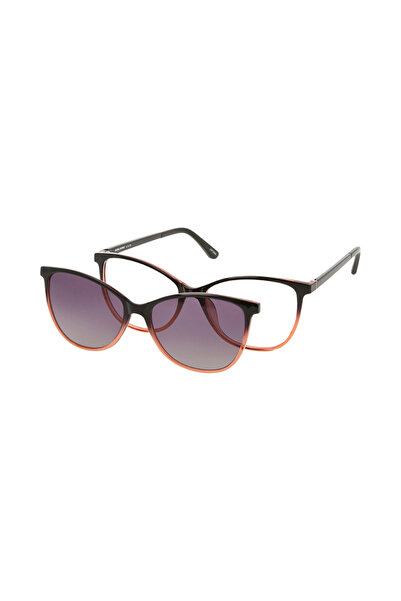 Solano Rame de ochelari CL 90190A polarizate cu clips pentru femei, plastic, ...
