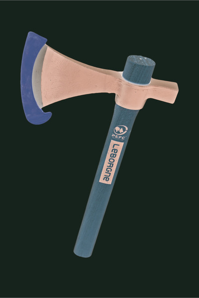 Leborgne Toporisca cu coada dreapta lemn