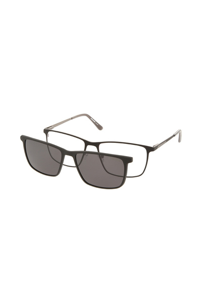 Solano Rame de ochelari CL 10163B polarizate ClipON pentru bărbați, metal, ne...
