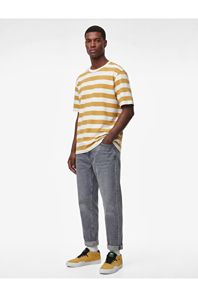 Koton Regular Fit Normal Waist Pocket Tapered Jean Trousers - Joe Jean