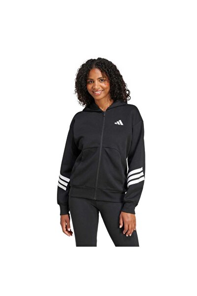 adidas W Fi 3S Fz Hd Kadın Spor Sweatshirt JE0171