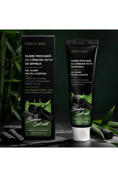 ZanaCasei Pastă de dinți cu efect rapid de albire și aromă de mentă Zâna Casei + CADOU SURPRIZA