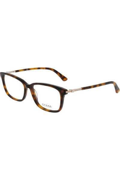 Guess Women's eyeglasses frame GU2907-053-53, Havana, Rectangular, 53 mm