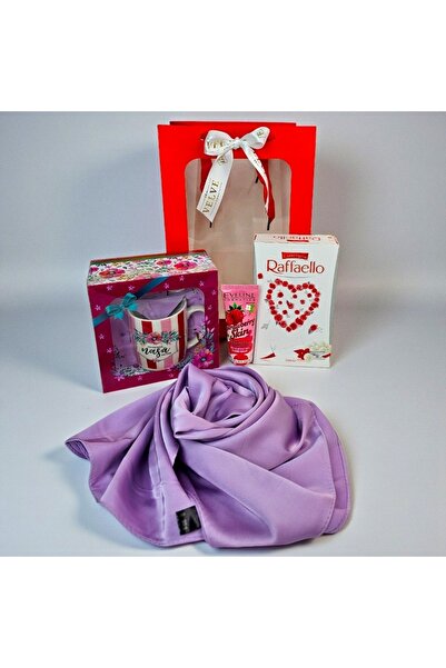 velve Set cadou „Cea mai buna nasa din lume”, esarfa eleganta, cana personali...